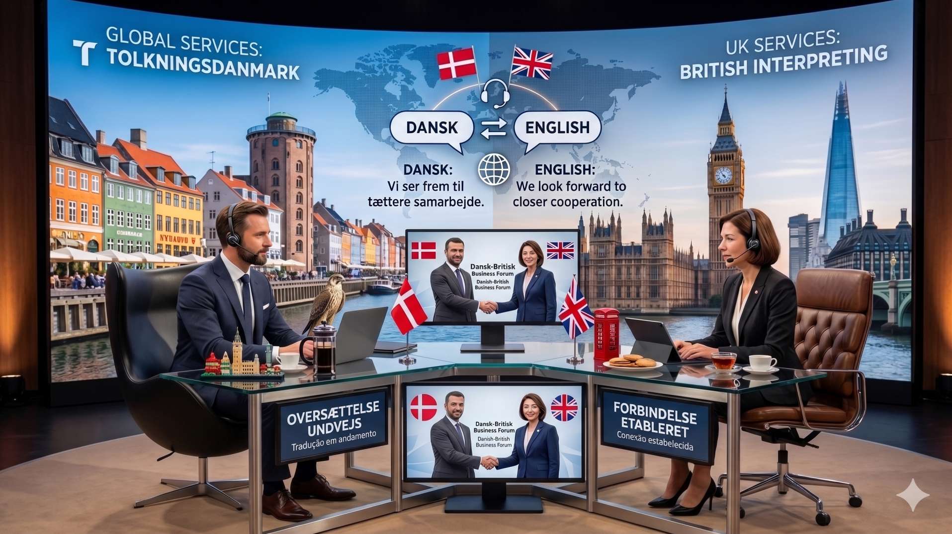Danish interpreter in the UK