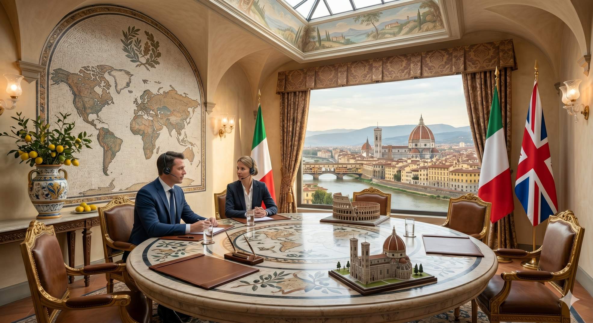 Italian interpreter in the UK