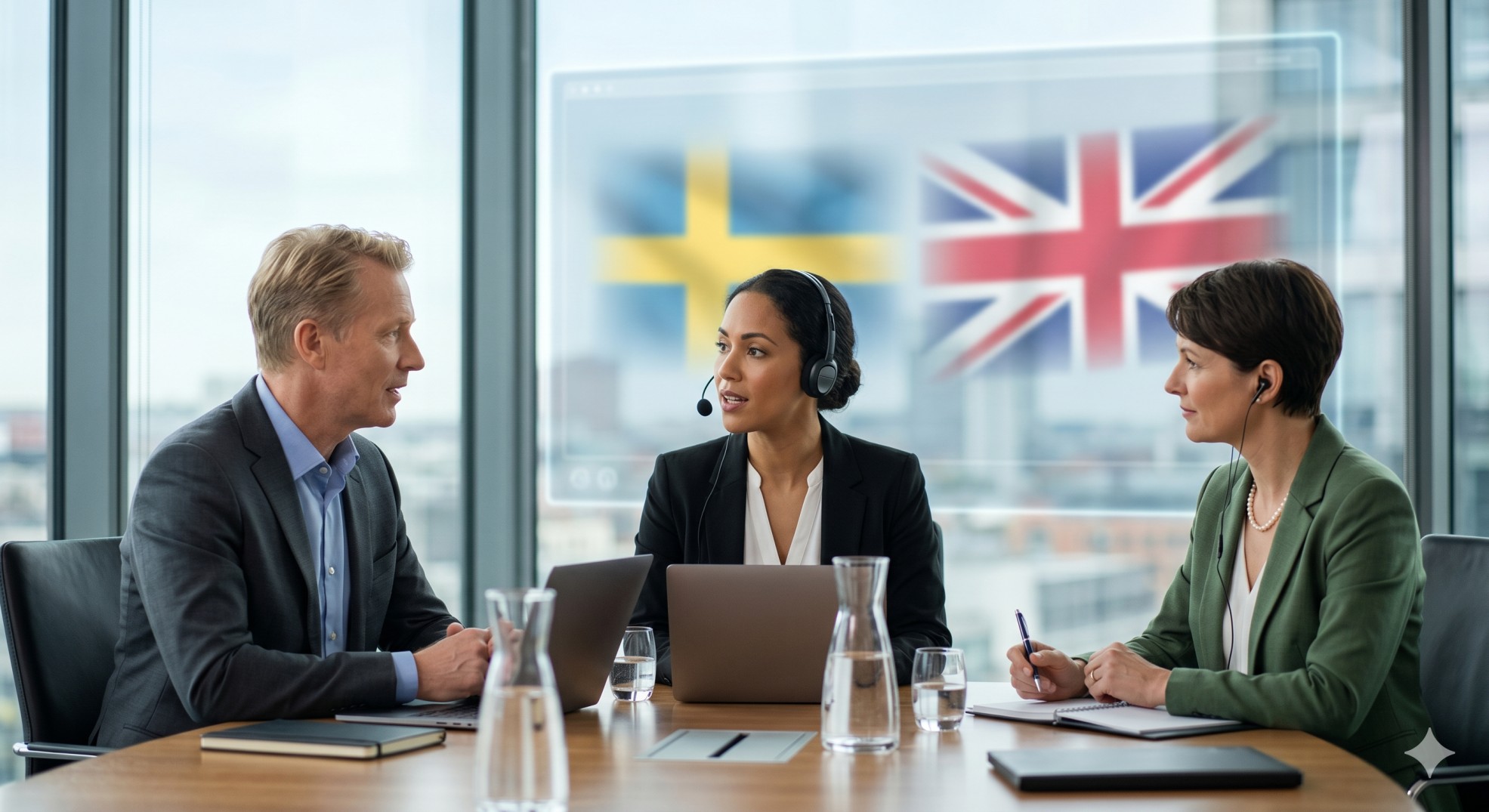 Swedish interpreter in the UK