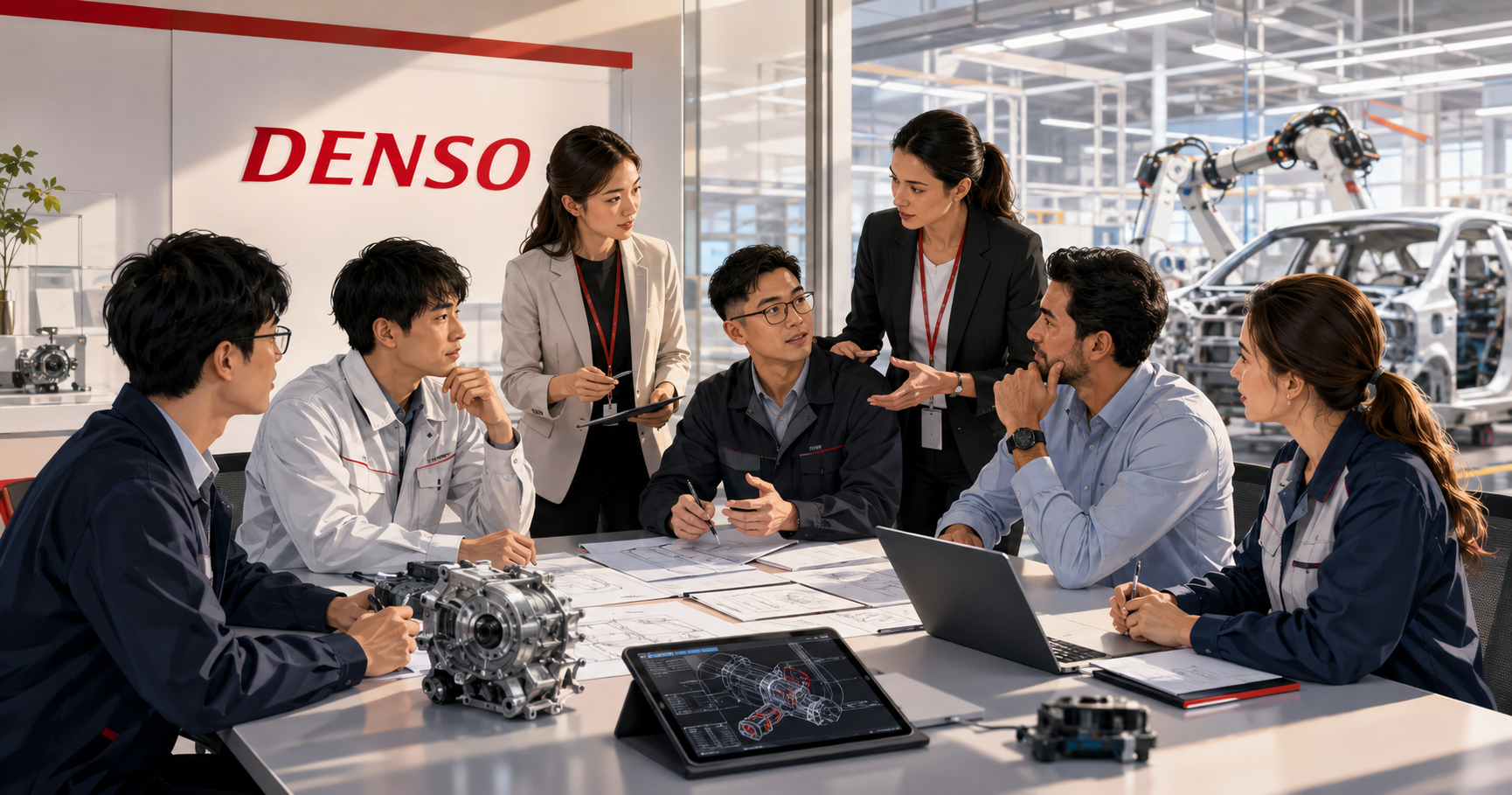 Chinese and Japanese technical interpreting project at DENSO Brazil