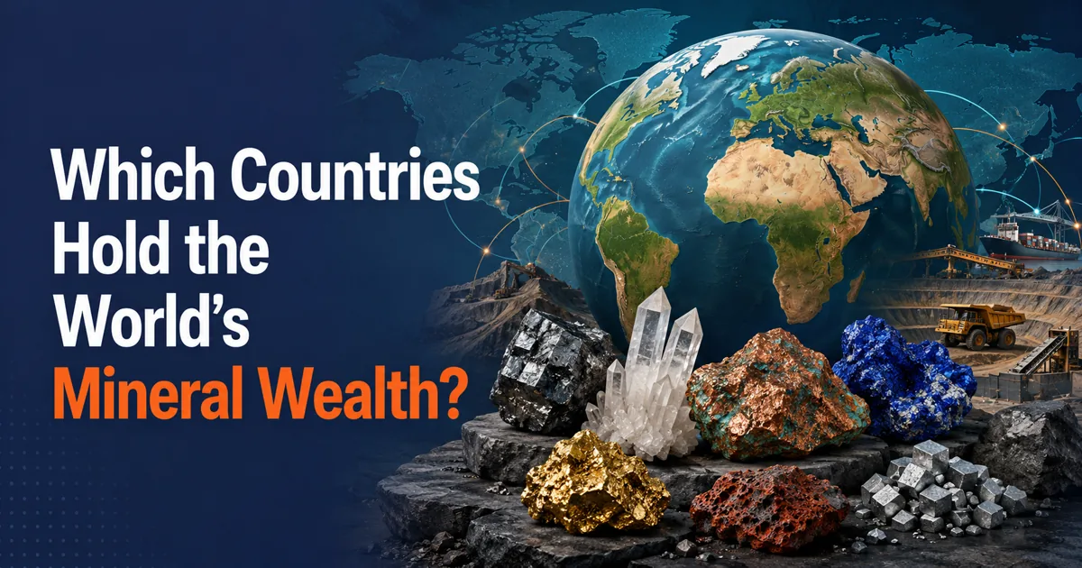 Which Countries Hold the World’s Mineral Wealth? — global map, strategic minerals and international mining operations
