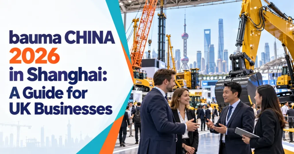 bauma CHINA 2026 in Shanghai: A Guide for UK Businesses — construction machinery exhibition and international business meeting